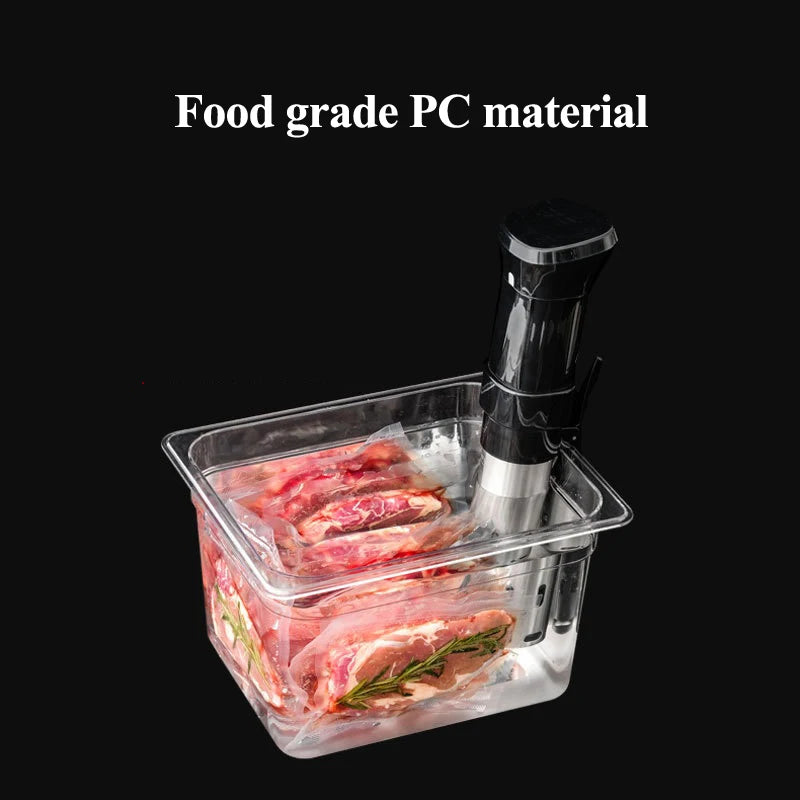 Sous Vide Cooker Container | 6L & 11L Food-Grade Storage Box for Precision Cooking