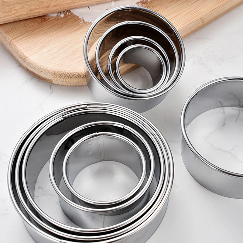 Stainless Steel Food Presentation Rings - 11-Piece