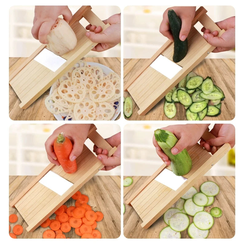 Wooden Mandoline Slicer