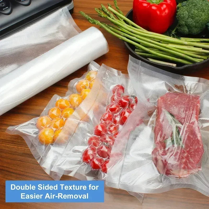 Vacuum Sealer Bags - 50 pack | Airtight Food Storage for Meat, Fruit & Vegetables