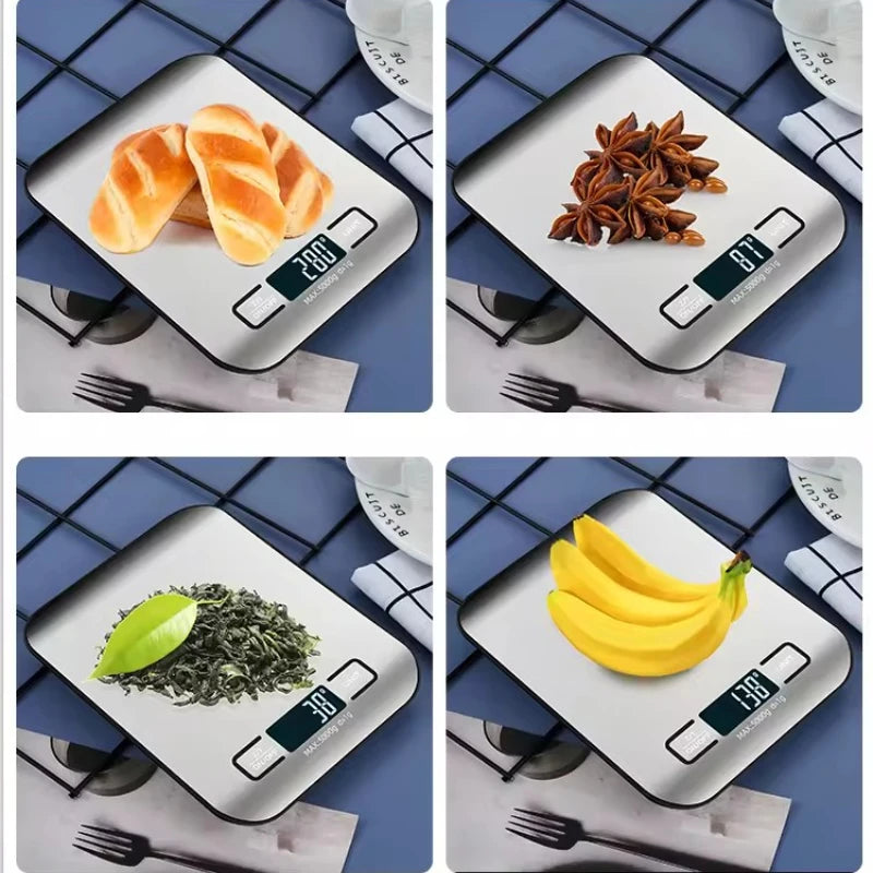 Precision Stainless Steel Digital Kitchen Scale