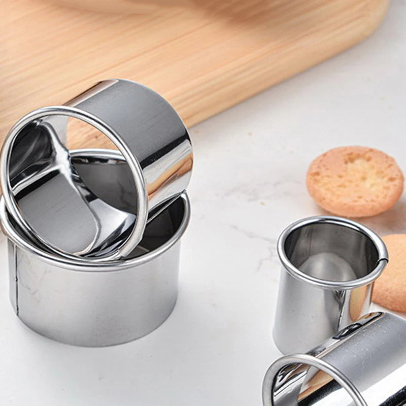 Stainless Steel Food Presentation Rings - 11-Piece