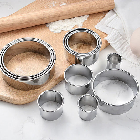 Stainless Steel Food Presentation Rings - 11-Piece