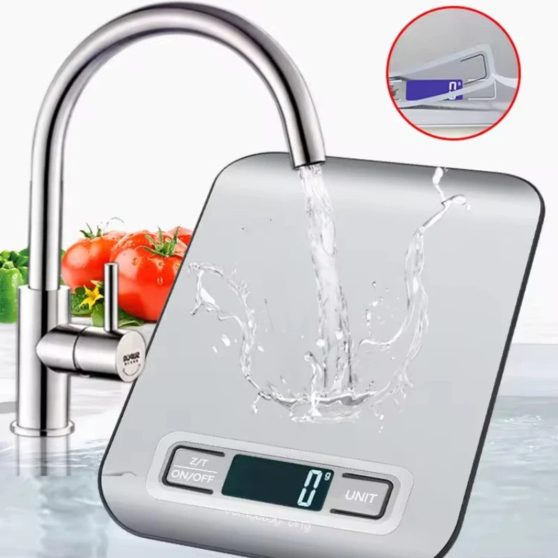 Precision Stainless Steel Digital Kitchen Scale