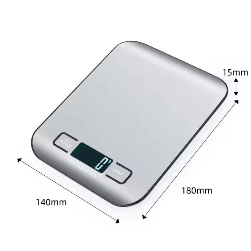 Precision Stainless Steel Digital Kitchen Scale