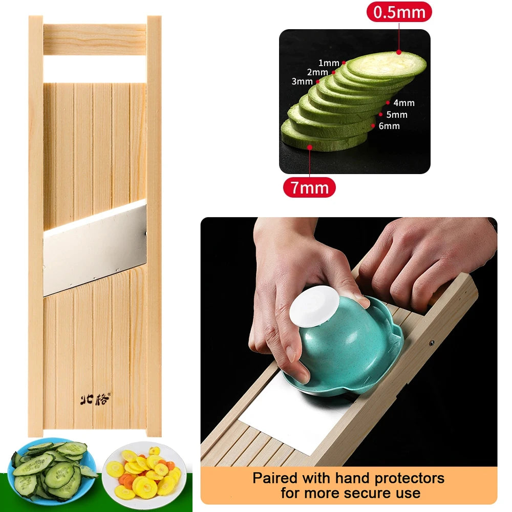 Wooden Mandoline Slicer