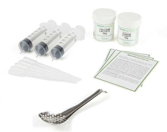 Molecular Gastronomy Spherification Kit With Molecular Spoon